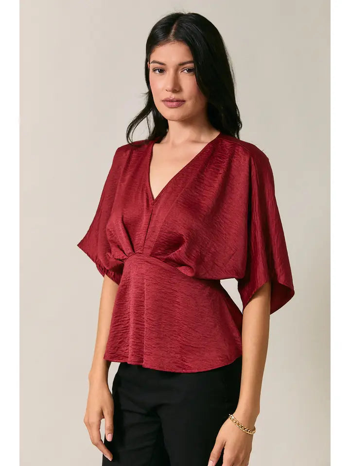 Isla Pleat Top