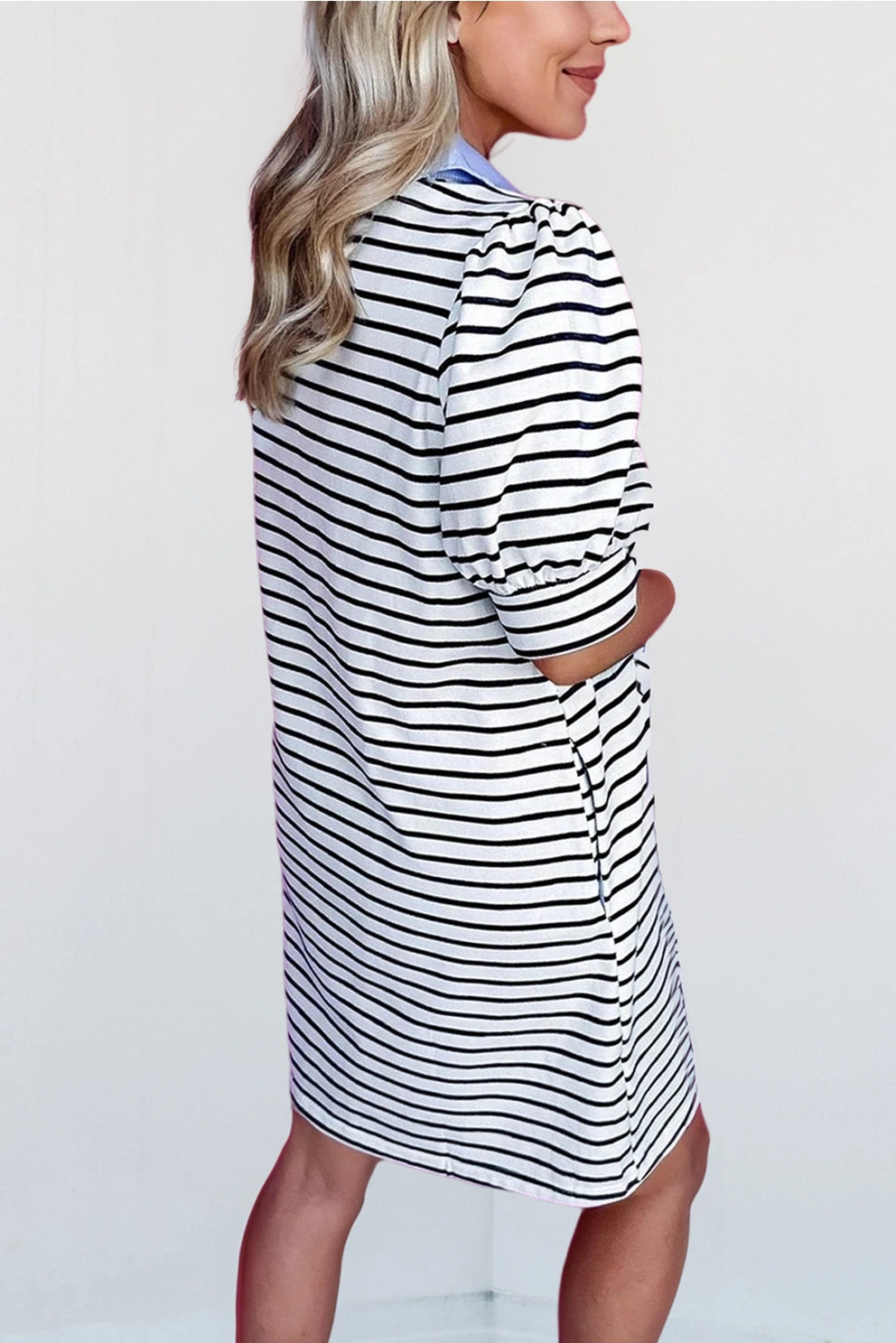 striped dress
