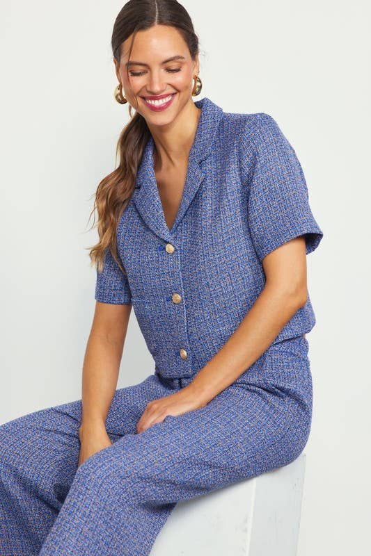 Delphine Tweed Blazer