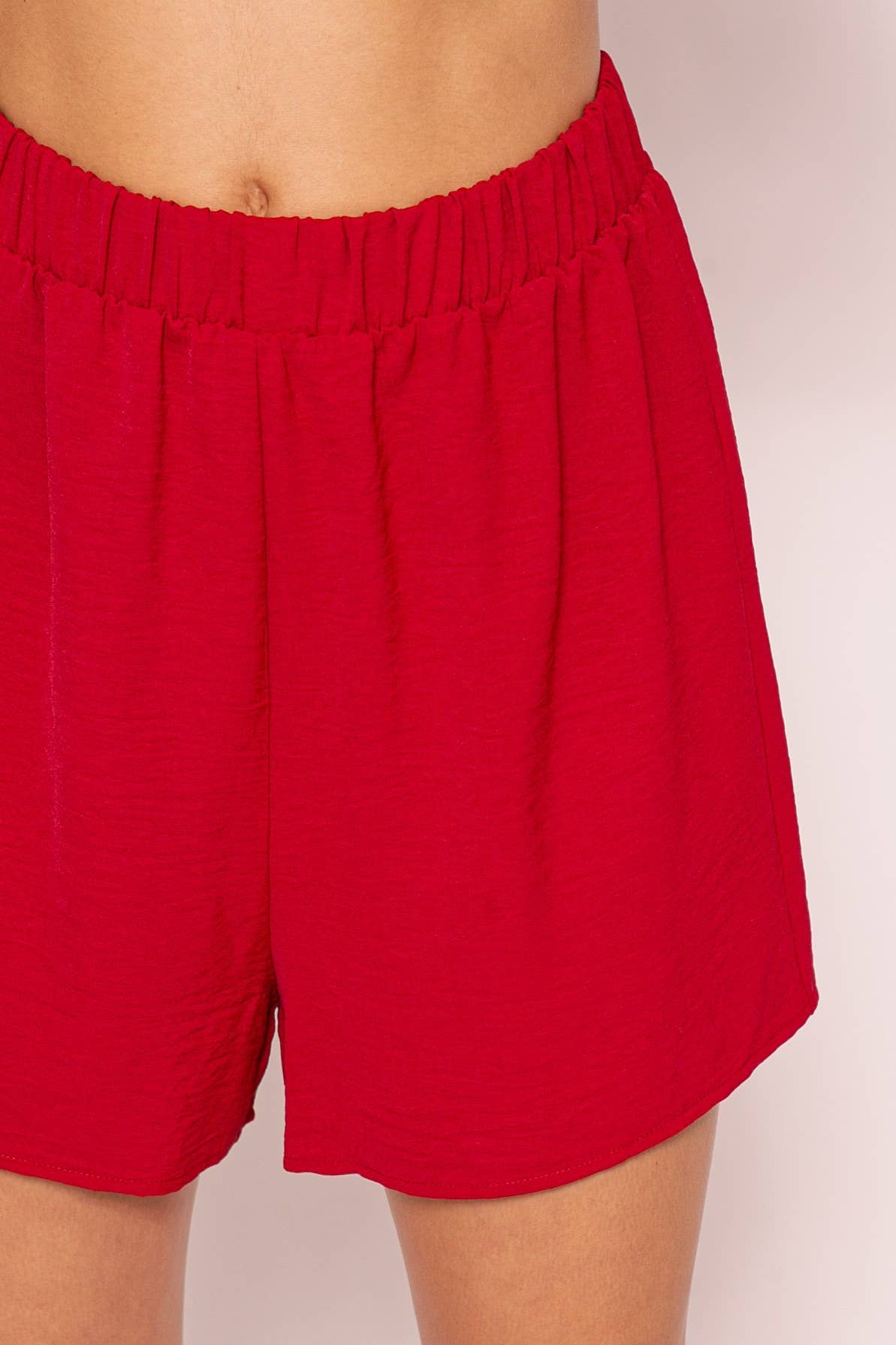 Summer Elastic Waist Shorts