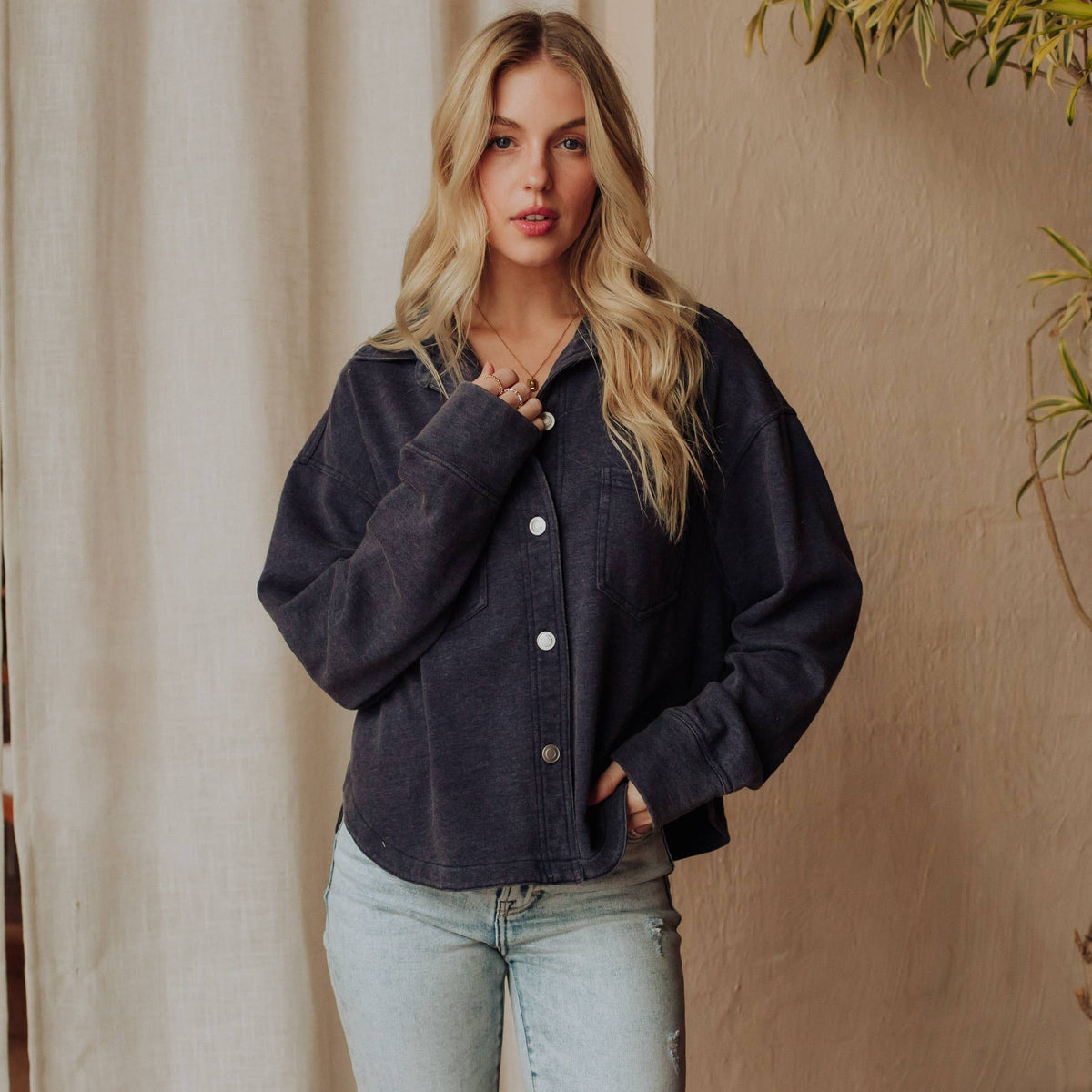 Carla Button Up