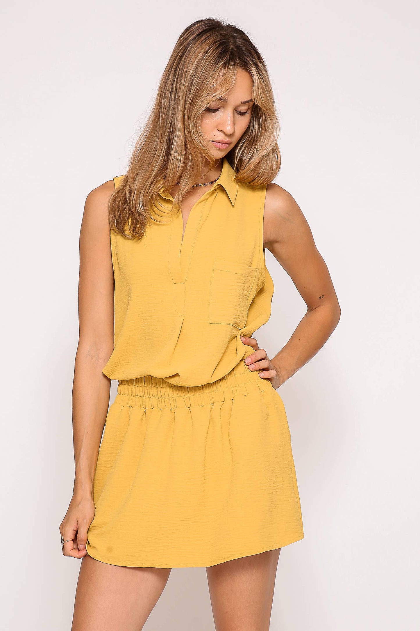 Bella Breezy Collared Tunic