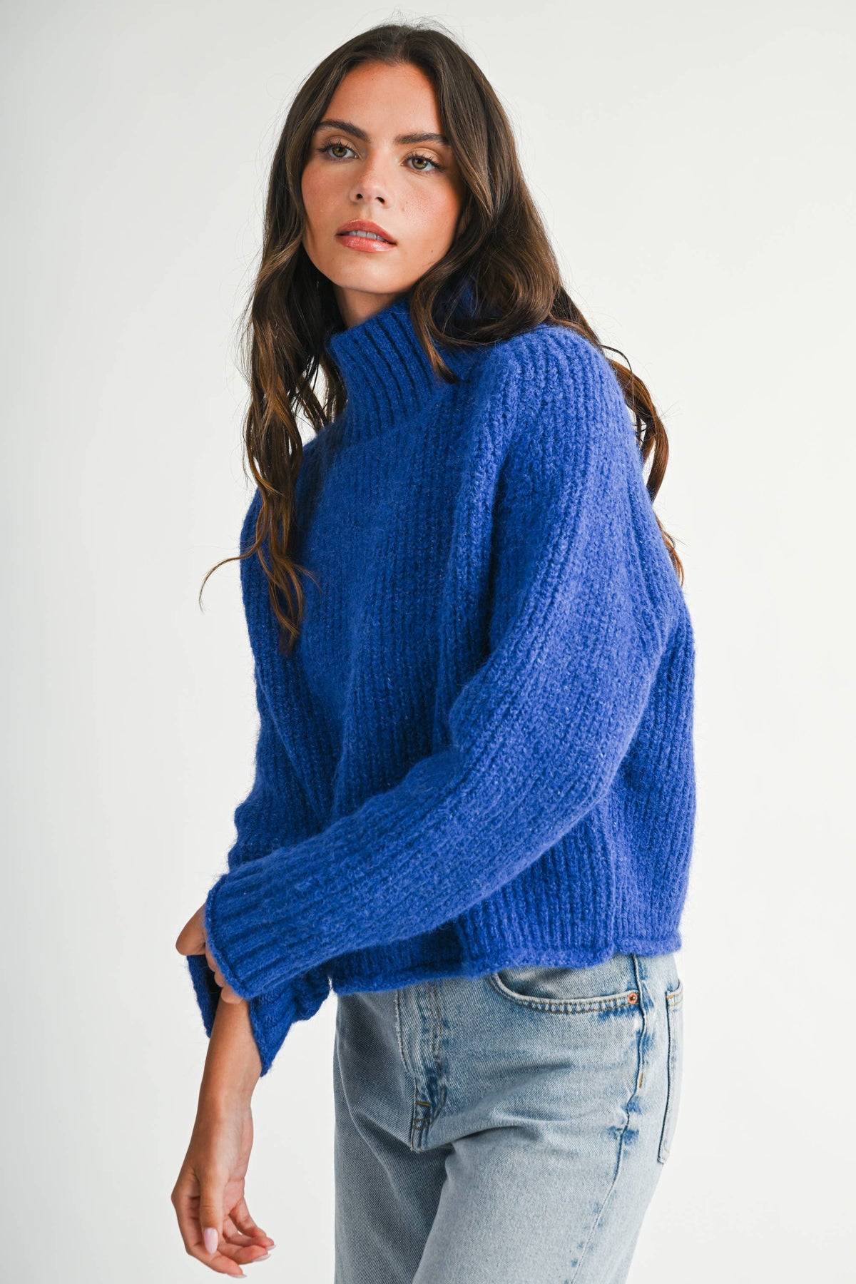 Maeva Mock Neck Sweater
