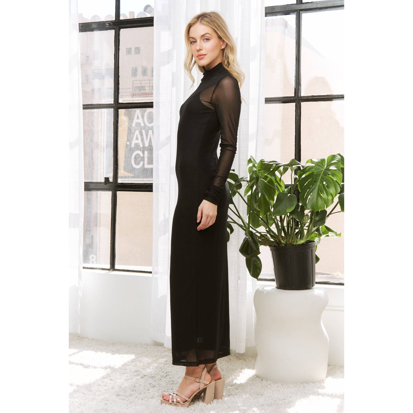 Maci Mesh Maxi Dress