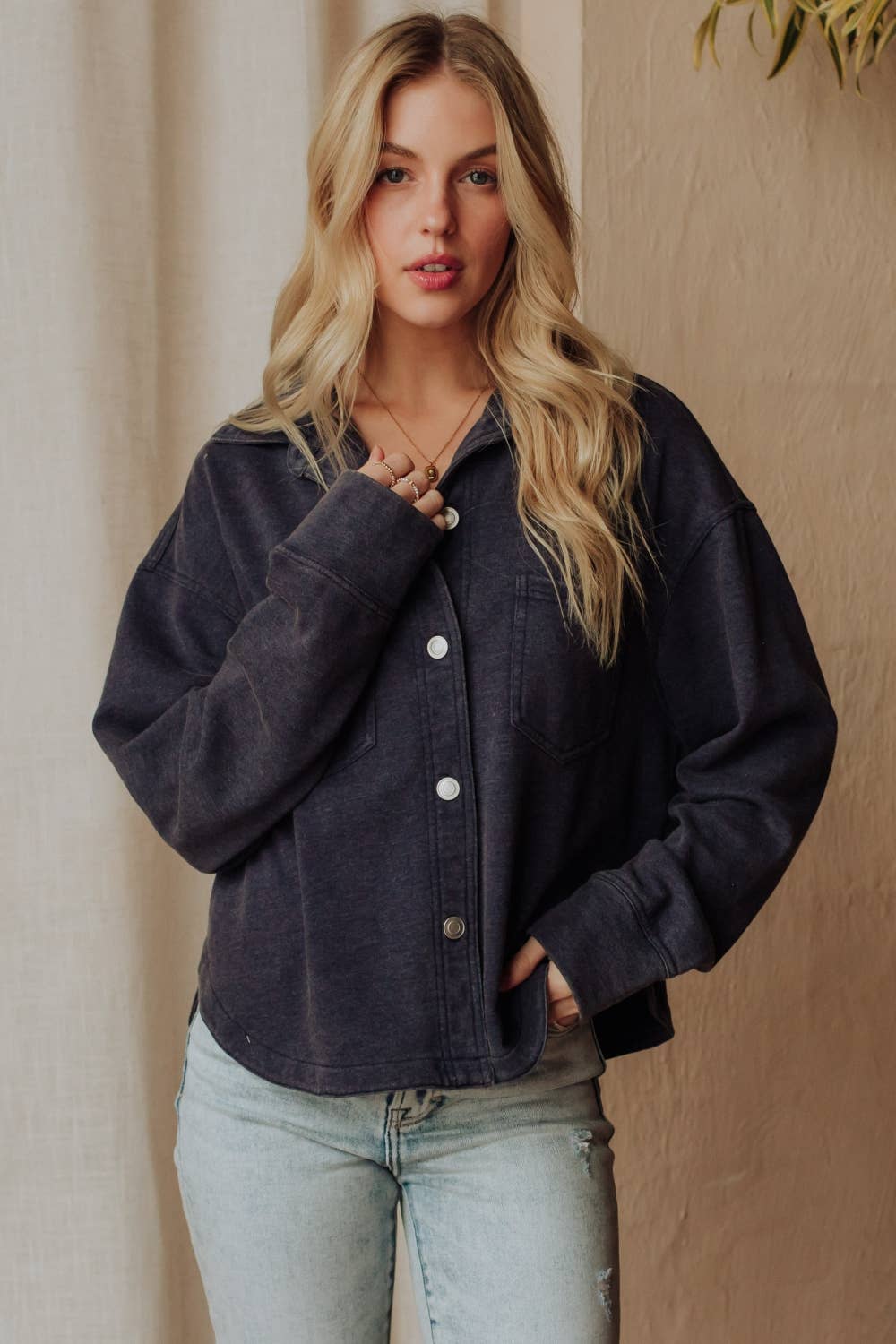 Carla Button Up
