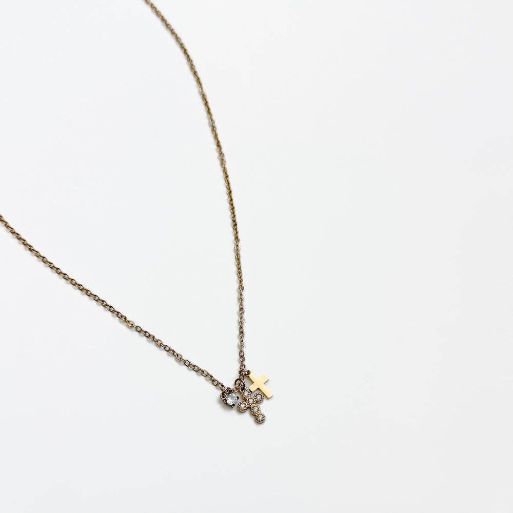 Marcy Cross Necklace