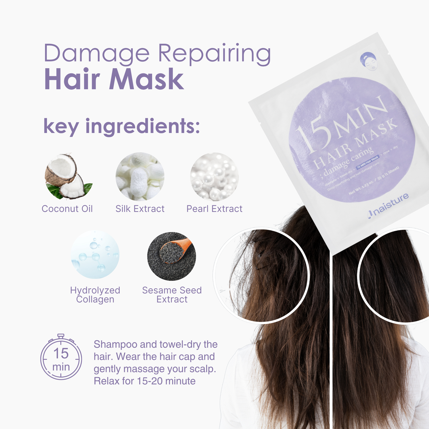 15 Min Pamper Me Kit for Skin Care & Self-Care (7 pc)