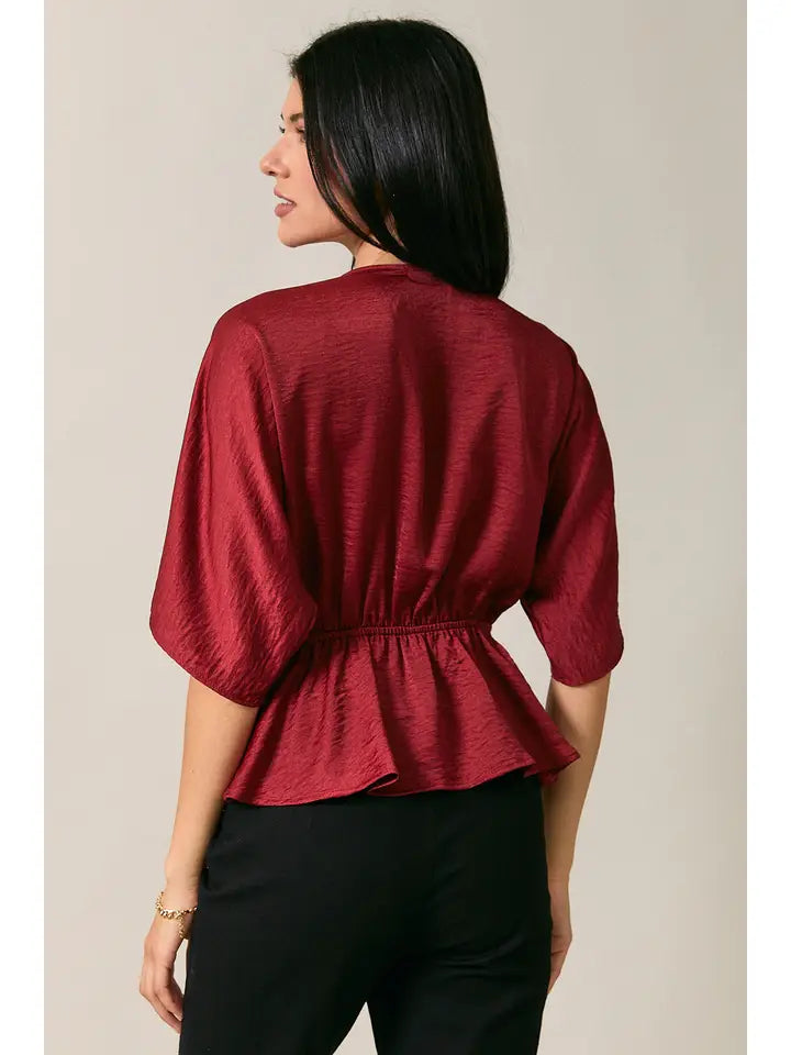 Isla Pleat Top