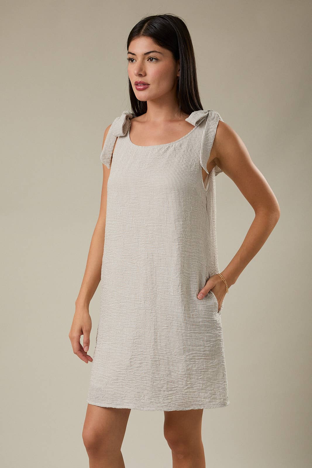 Tiffany Tie Mini Dress