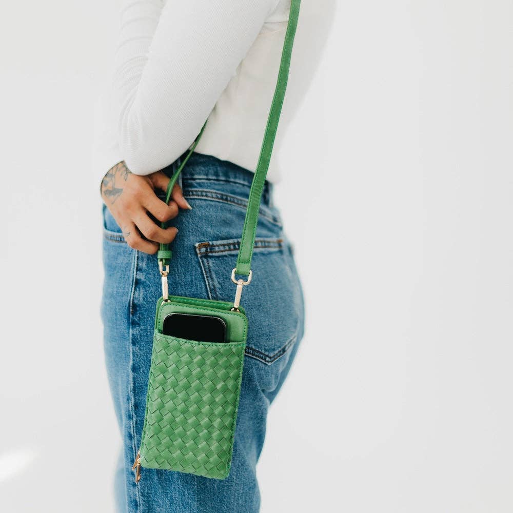 Lucy Woven Phone Bag