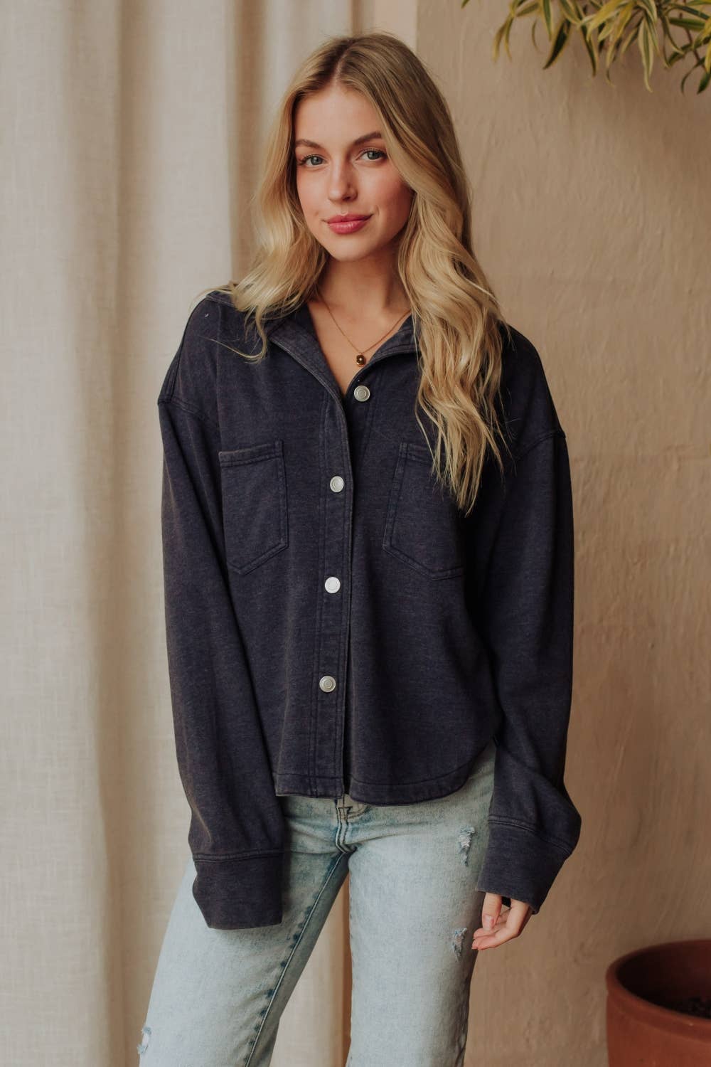 Carla Button Up
