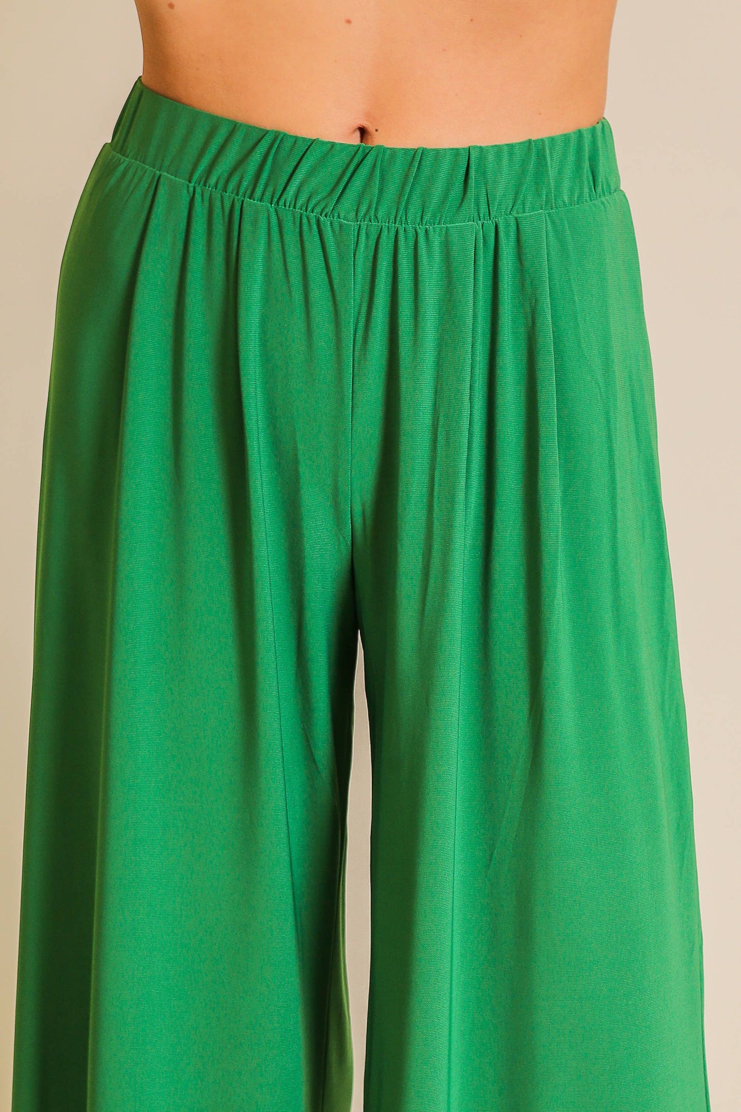 Heather High Waisted Wide Leg Pants