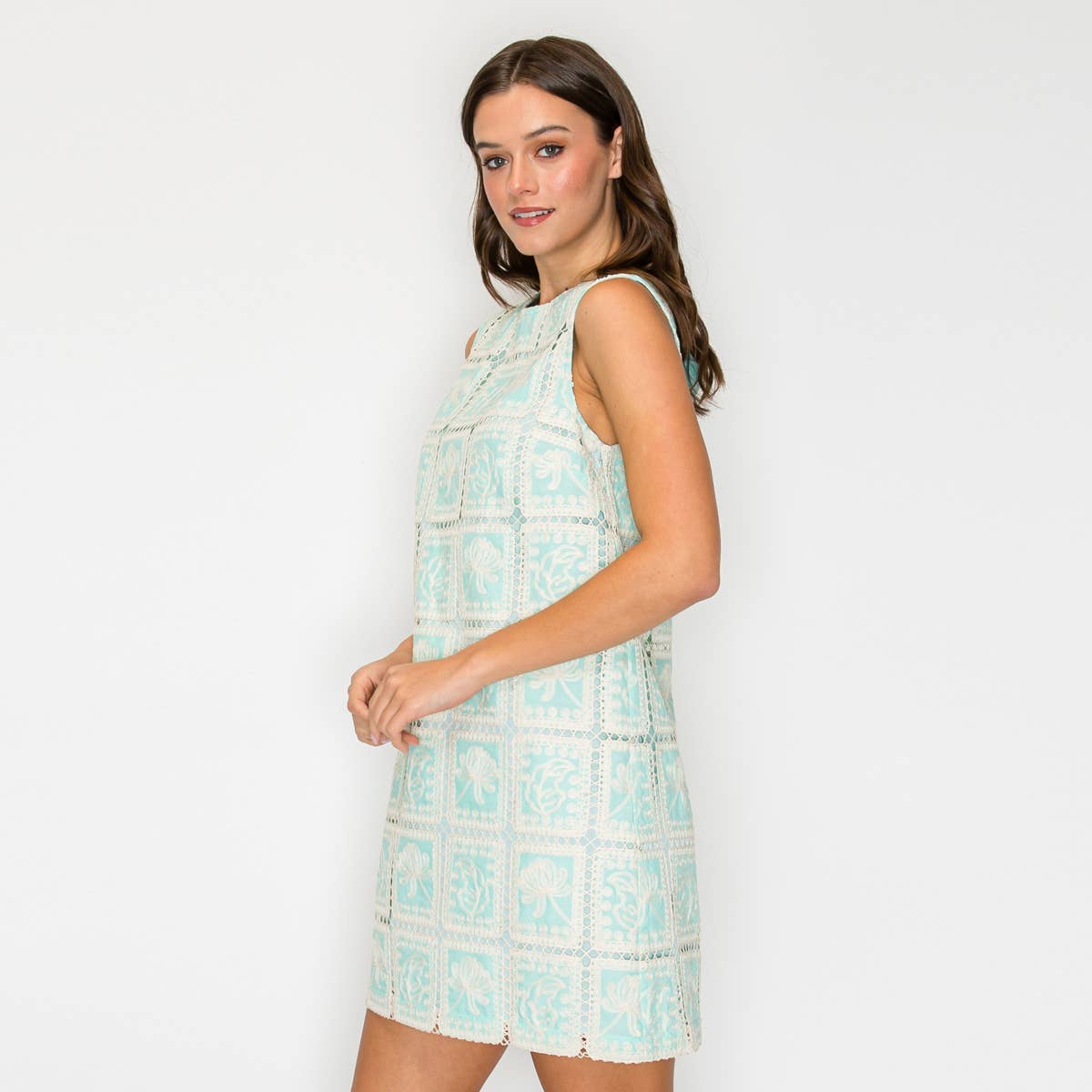 Shelly Patchwork Mini Dress