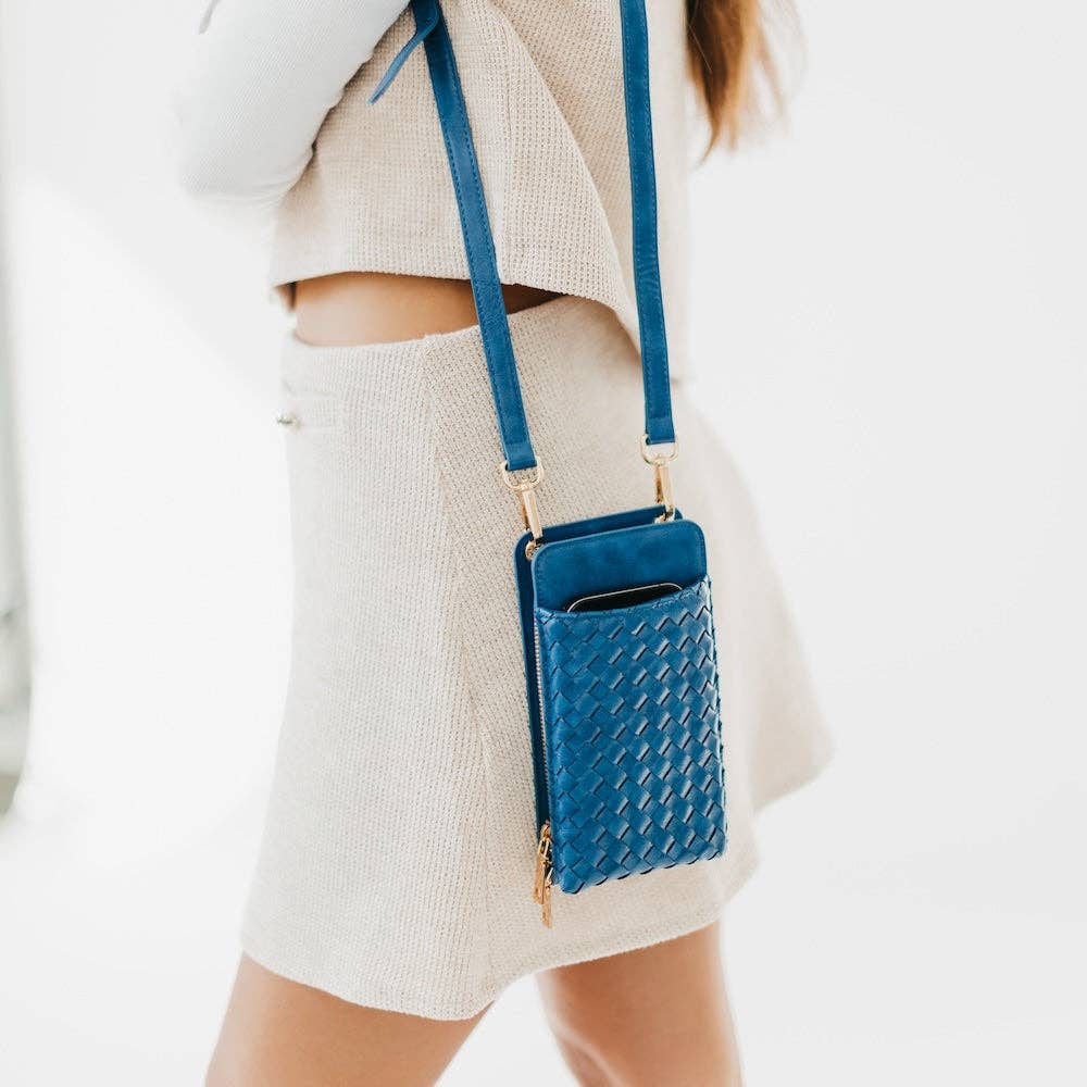 Lucy Woven Phone Bag