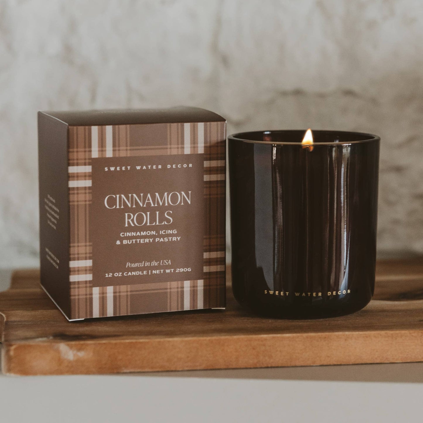 Cinnamon Rolls 12 oz Boxed Soy Candle