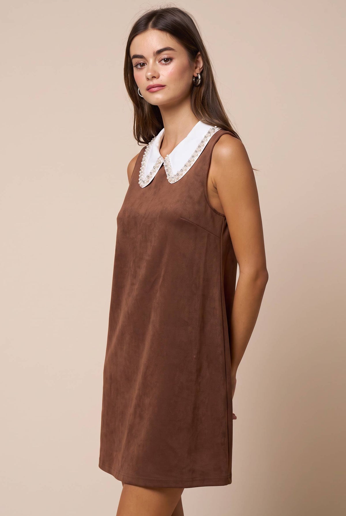 Francesca Suede Mini Dress