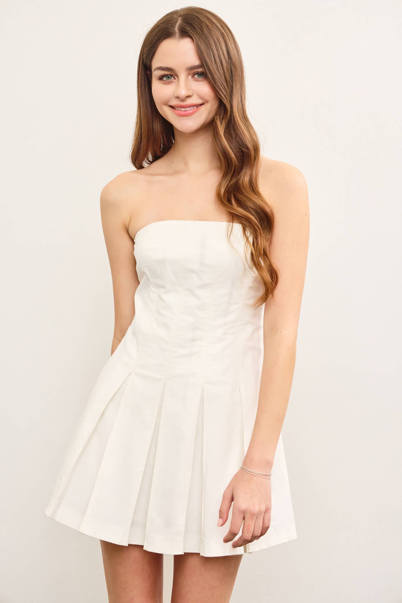 Parker Pleated A-Line Dress