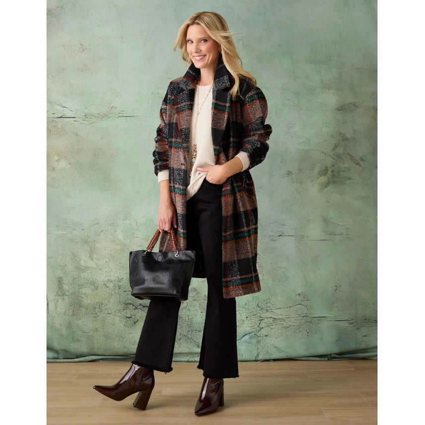 Kiley Plaid Coat