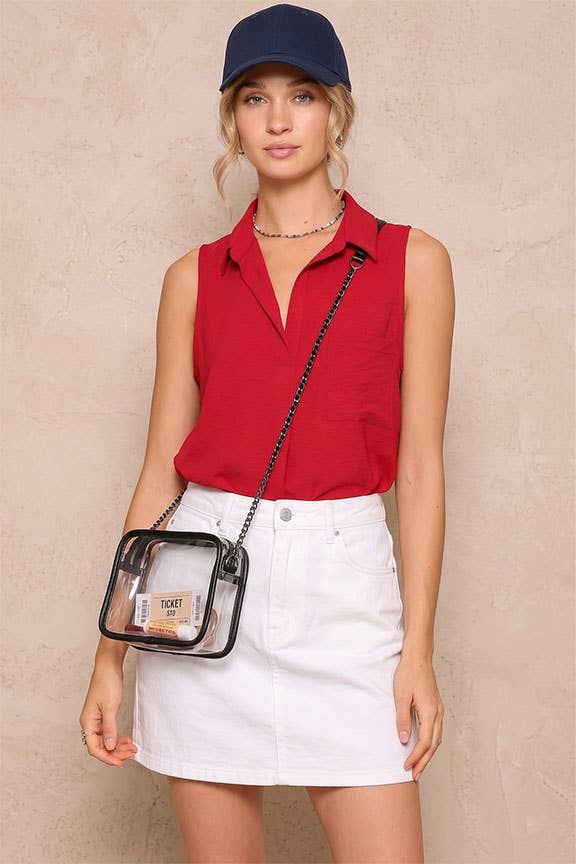 Bella Breezy Collared Tunic