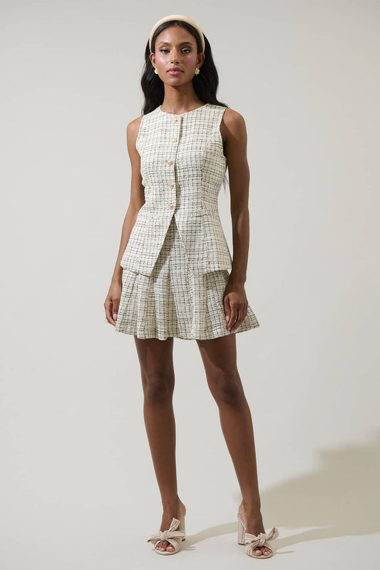 Gisella Tweed Vest