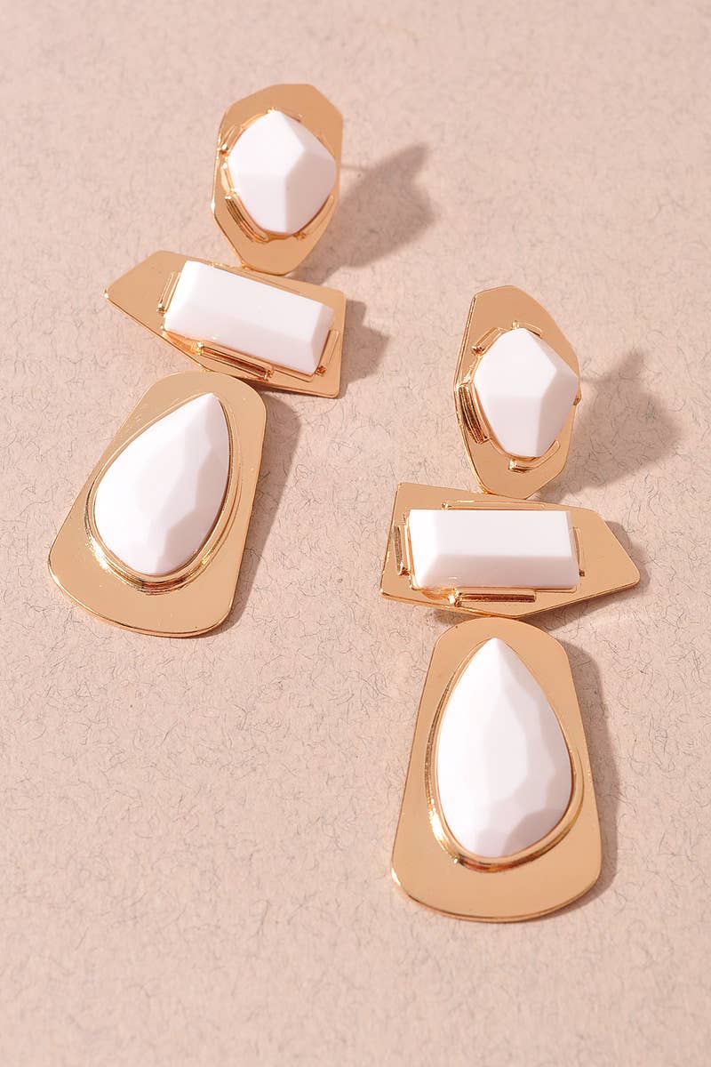 Gianna Stone Drop Earrings
