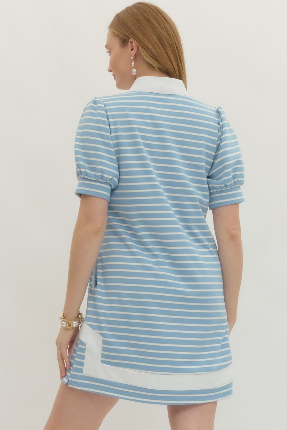Polly Short Puff Sleeve Dress