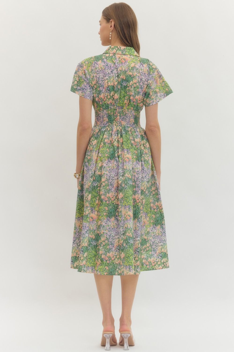 Samantha Short Sleeve Midi Dress