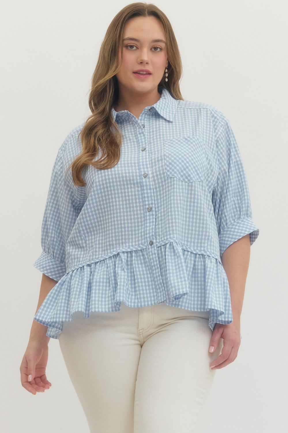Beth Button Down