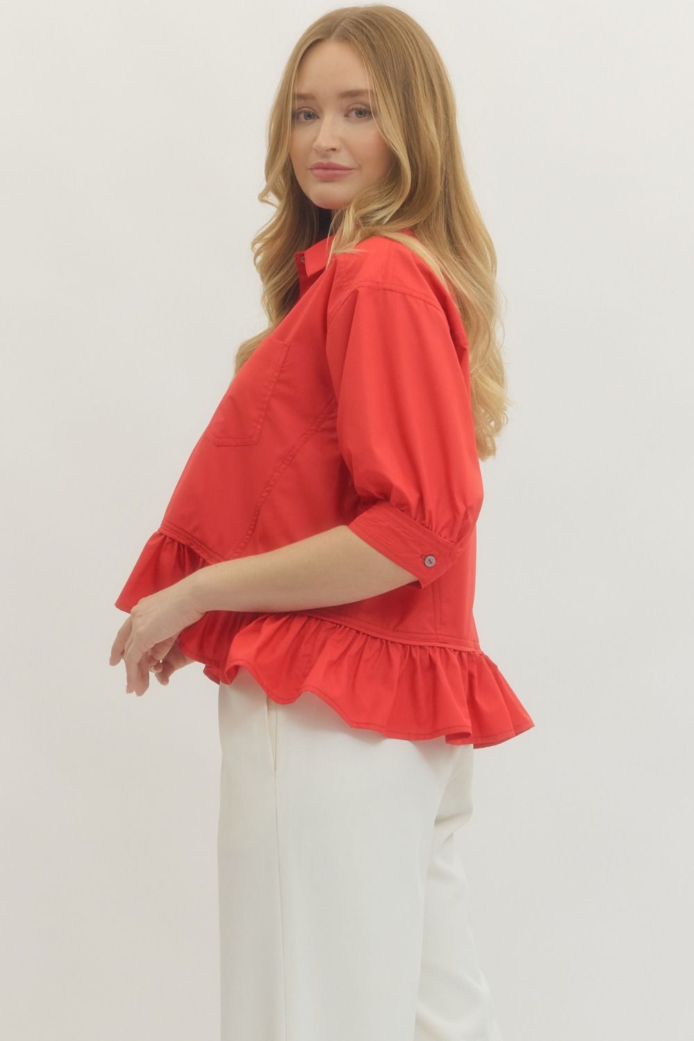 Beatrice Button Down Top