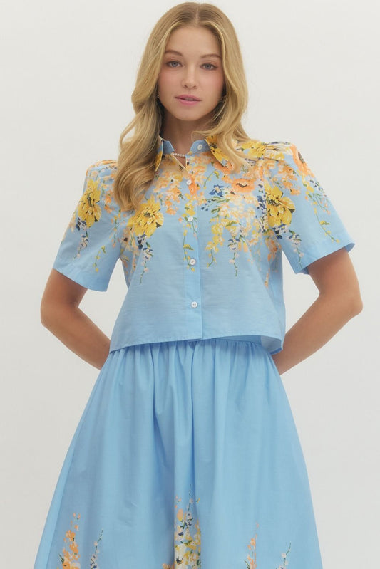 Freya Floral Short Sleeve