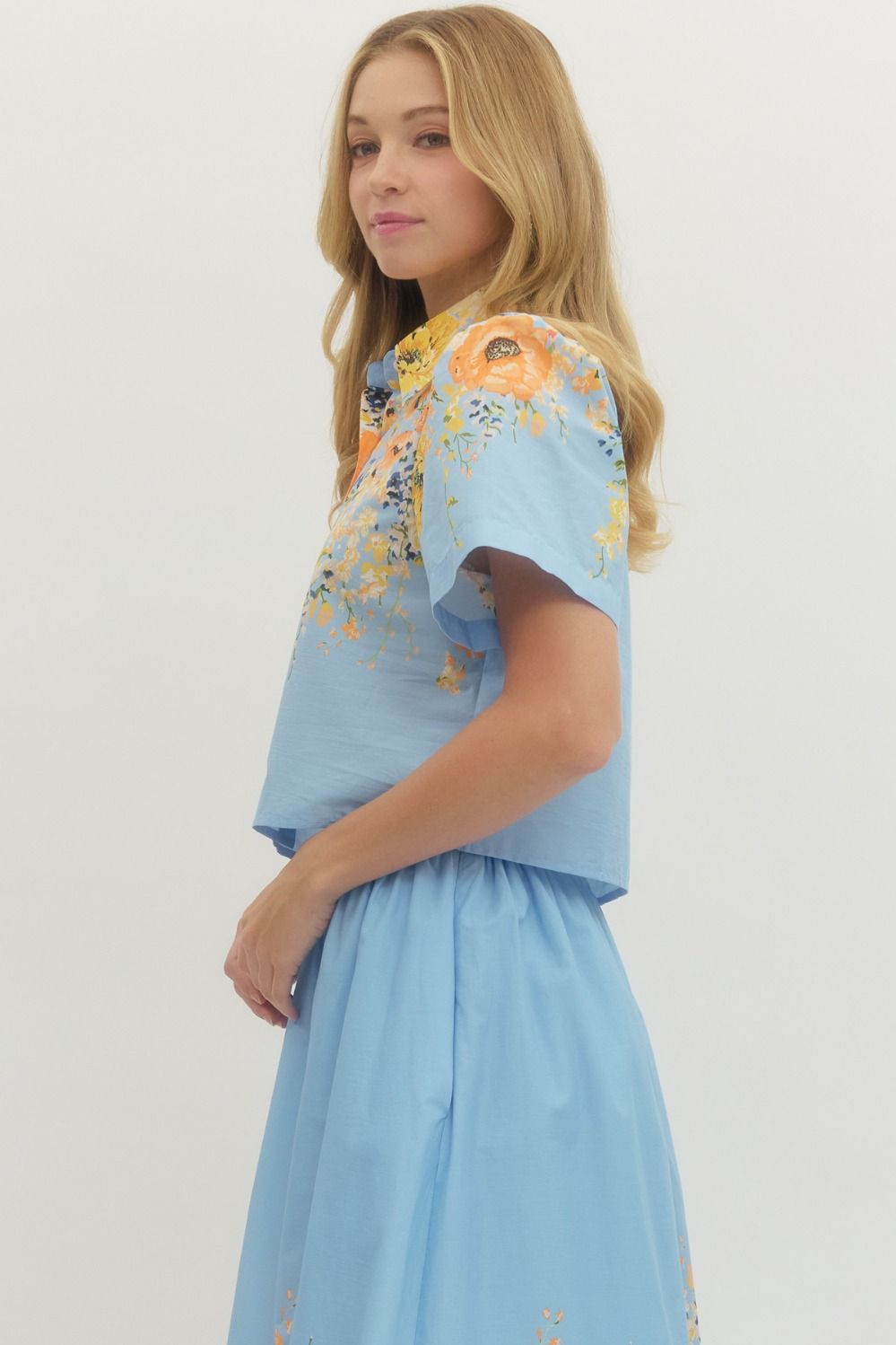 Freya Floral Short Sleeve
