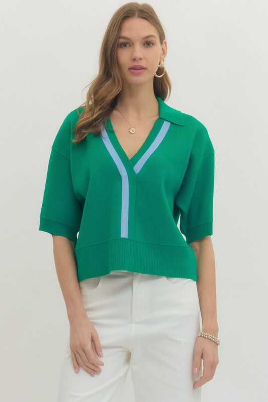 Sally Short Knit Top