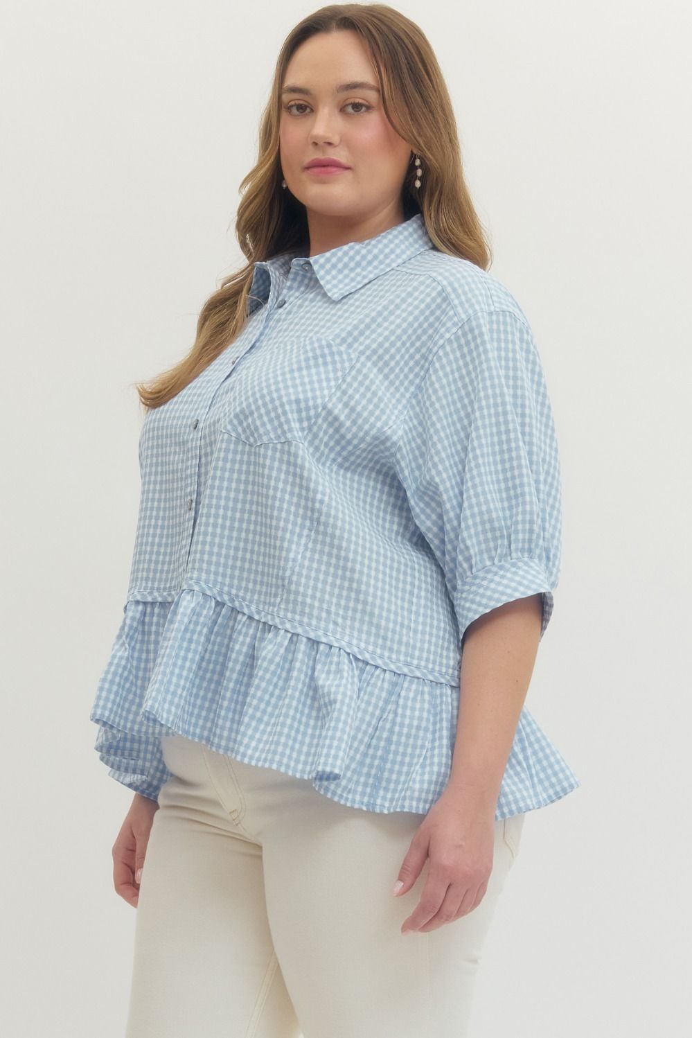 Beth Button Down