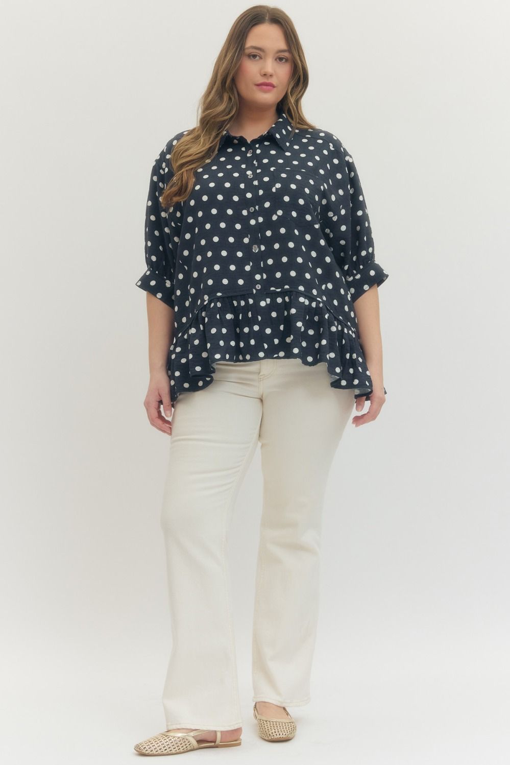 Pam Polka Dot Short Sleeve
