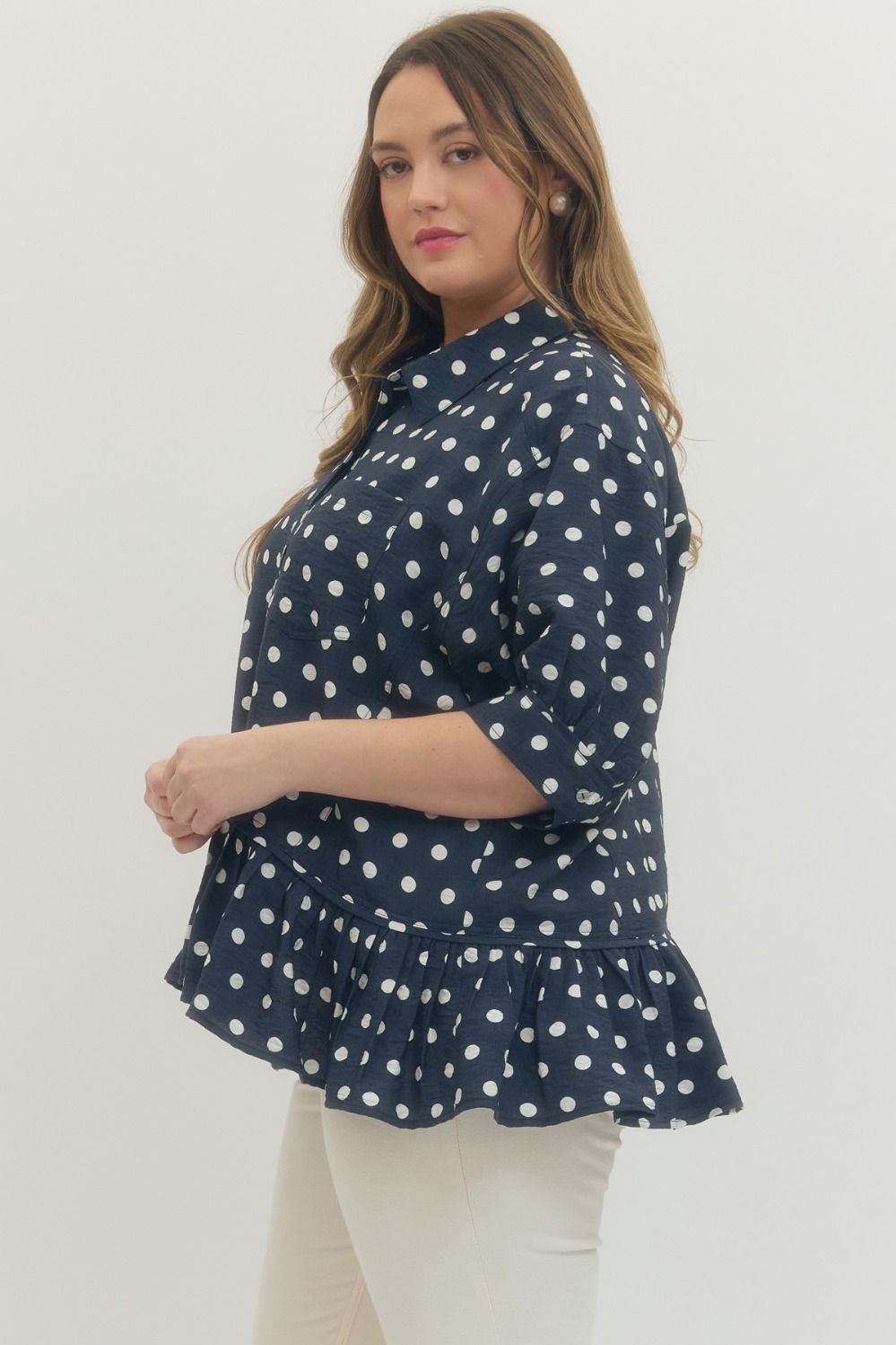 Pam Polka Dot Short Sleeve