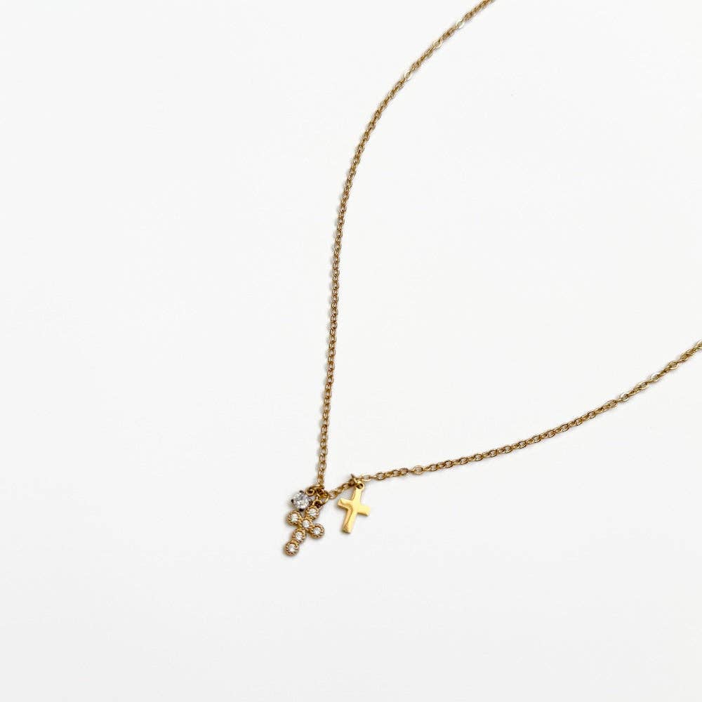 Marcy Cross Necklace