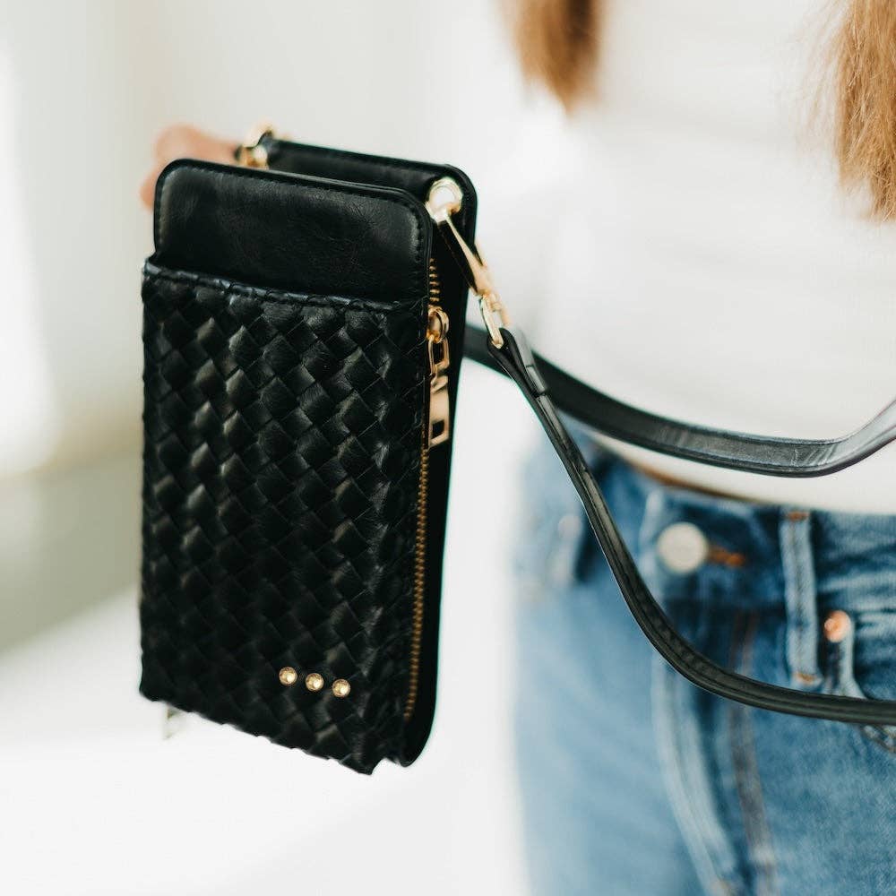 Lucy Woven Phone Bag