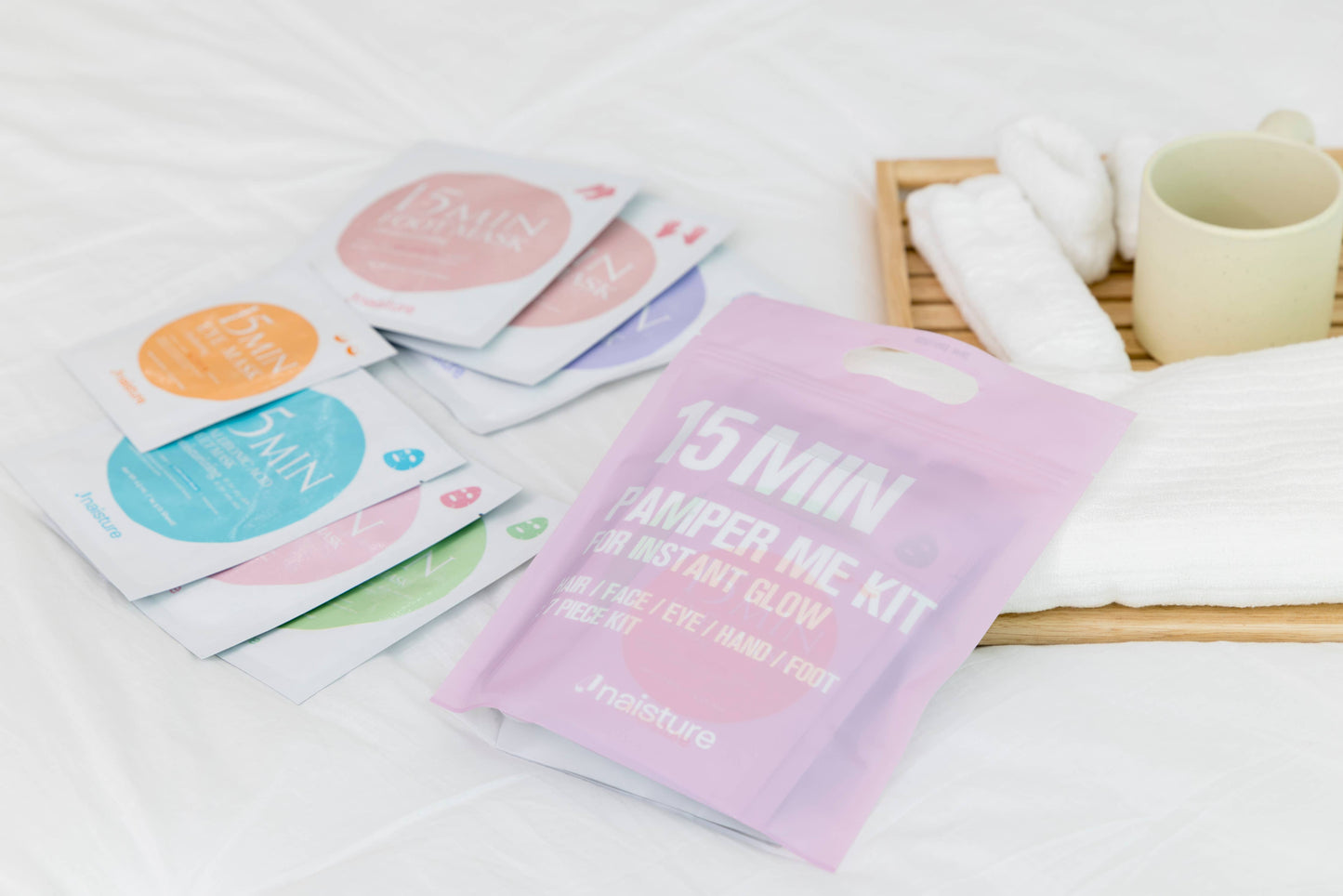 15 Min Pamper Me Kit for Skin Care & Self-Care (7 pc)