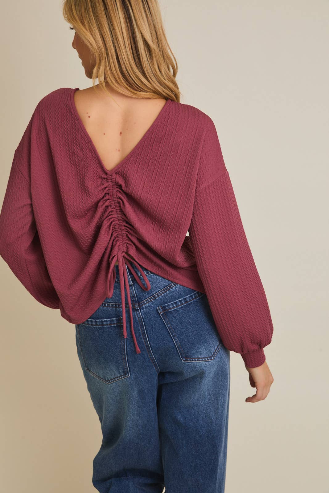 Ruby Back Ruching Top
