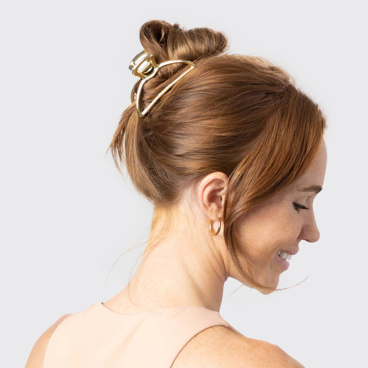 Cora Gold Claw Clip