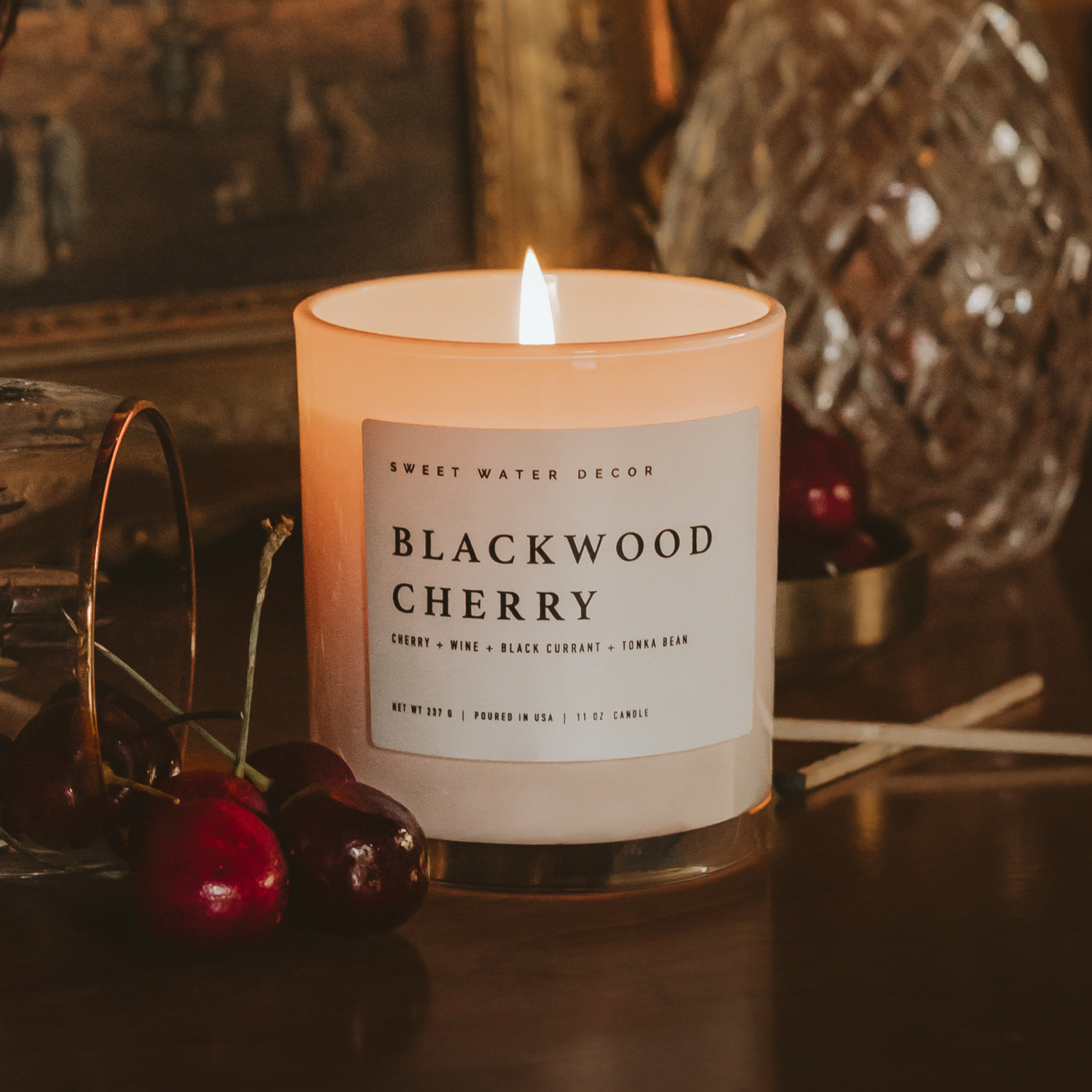 Blackwood Cherry 11 oz Soy Candle