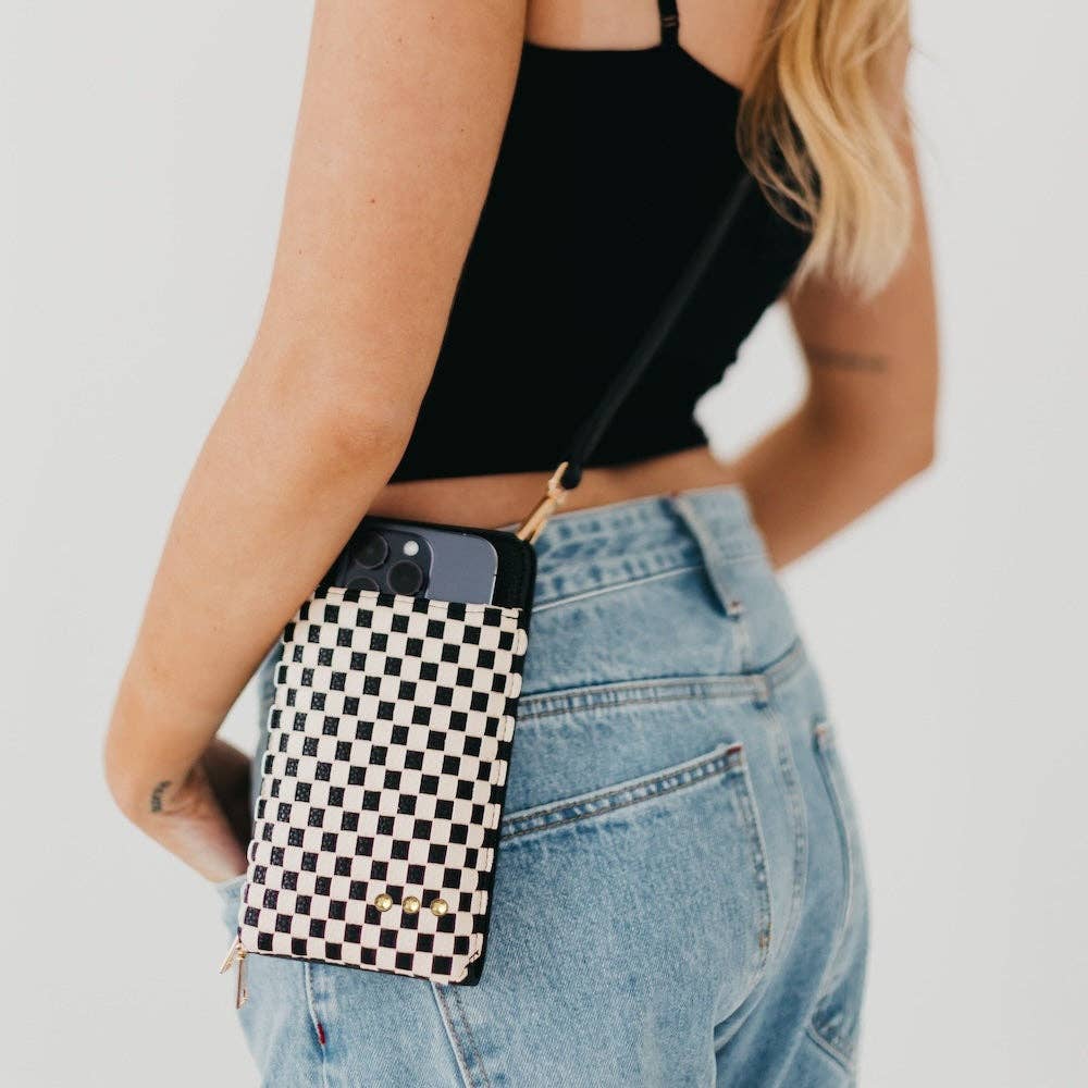 Lucy Woven Phone Bag
