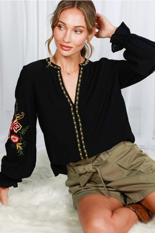 Mia Embroidered Blouse