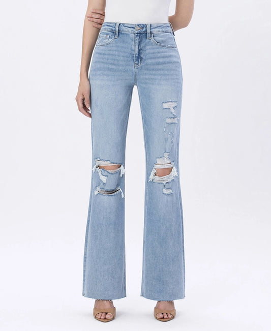 Natalie Super High Rise Flare Jeans