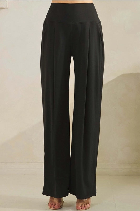 High Rise Wide-Leg Pants