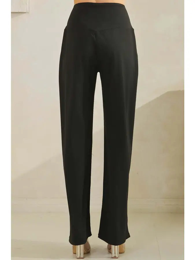 High Rise Wide-Leg Pants