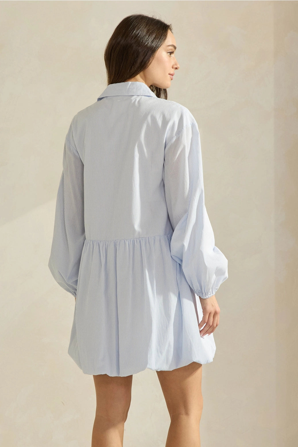 pinstripe dress