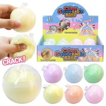 Pastel Crunchy Crispy Cracking Clay Squishy