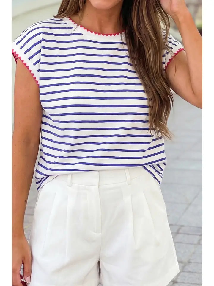 Cameron Cap Sleeve Tee